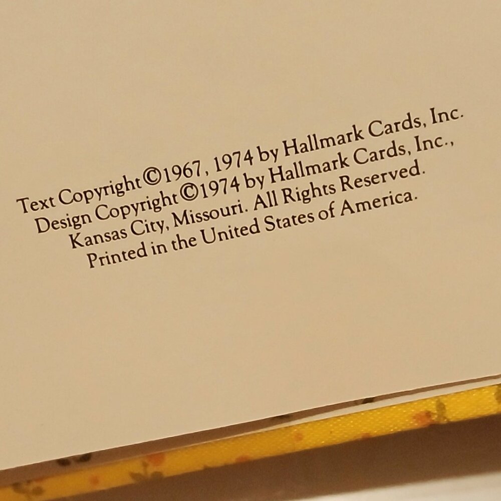 Vintage 1974 Hallmark Hardcover Book, The Gold Of Friendship GUC - Picture 3 of 6